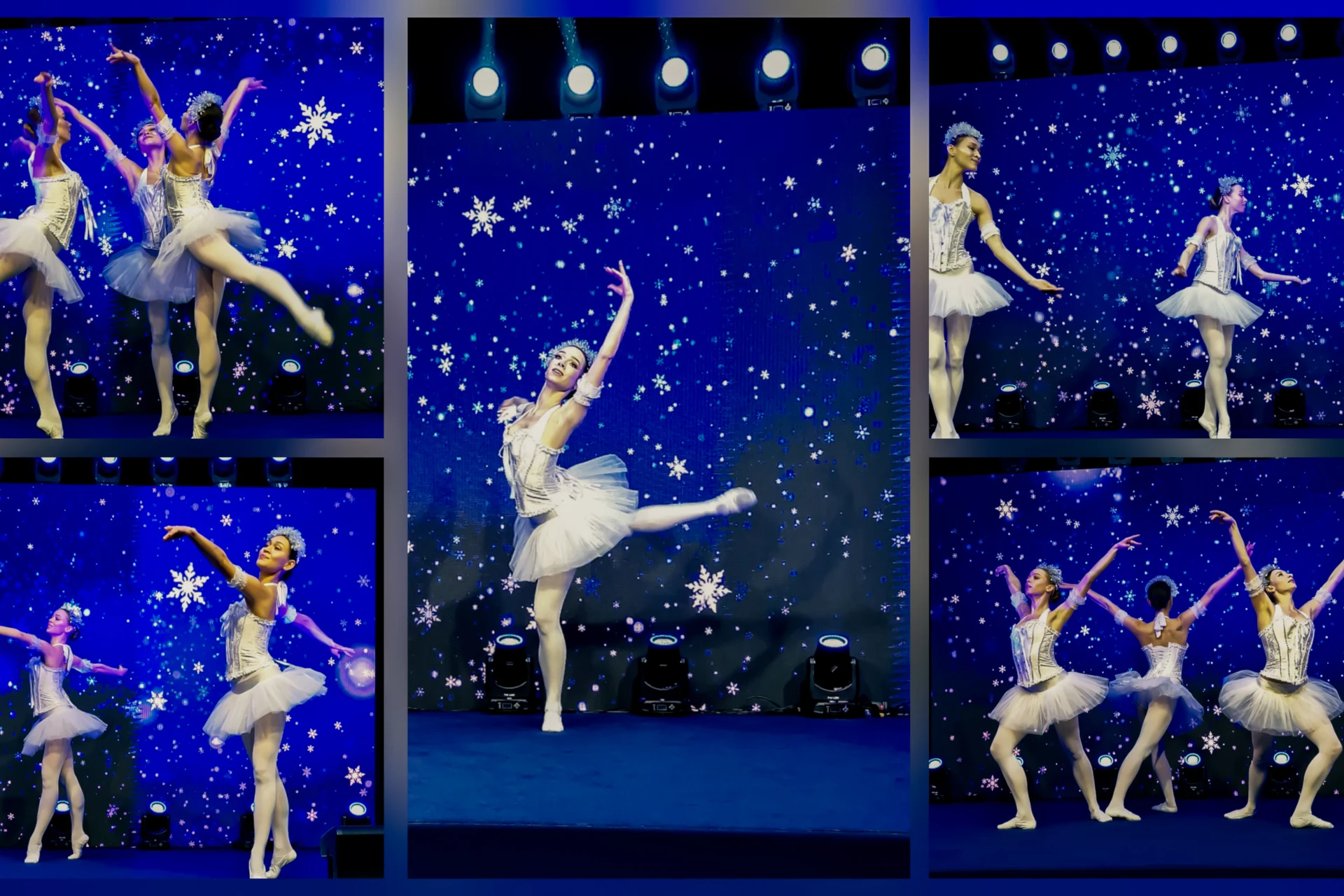 oprawa artystyczna w zimowym klimacie Centrum Konferencyjne Mazurkas choreografia Anna Milej zespół taneczny X-Ray Dance Group gimnastyka artystyczna oprawa artystyczna królowa śniegu