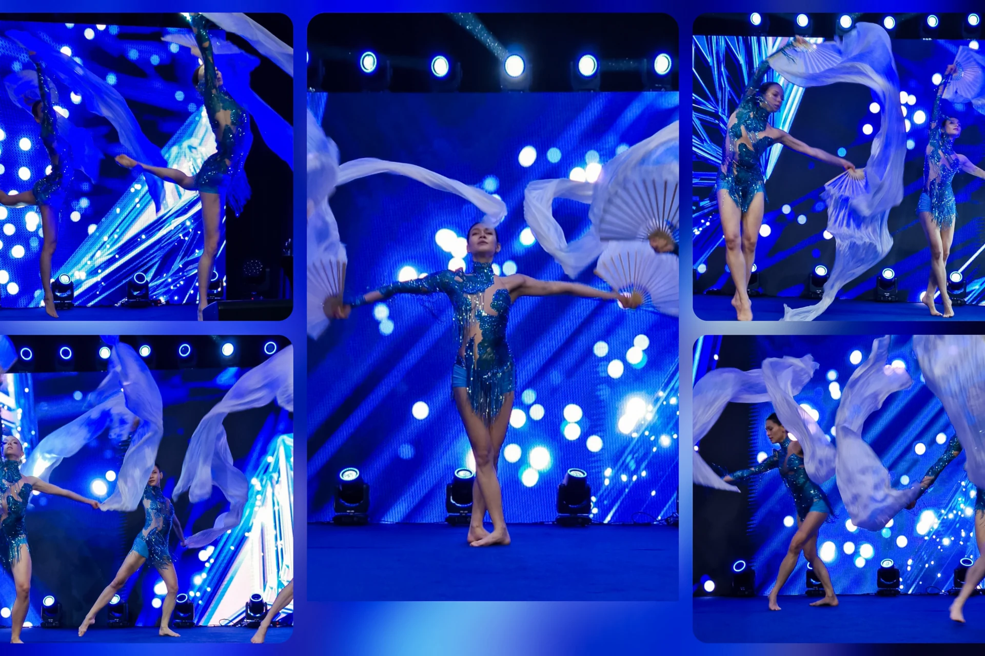 oprawa artystyczna w zimowym klimacie Centrum Konferencyjne Mazurkas choreografia Anna Milej zespół taneczny X-Ray Dance Group gimnastyka artystyczna świąteczna choreografia zimowa