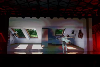 X-Ray Dance Group choreografia Anna Milej show multimedia opening animacja choreografia moving design Velux Polska 35 lat show multimedialne